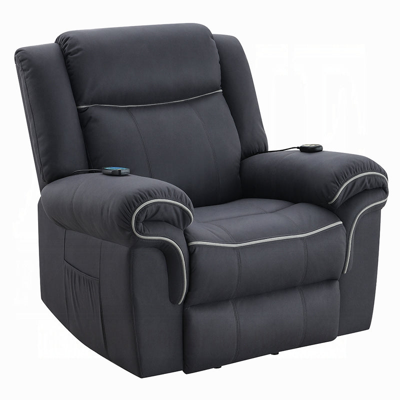 Acme Furniture Domana Dark Blue Power Recliner