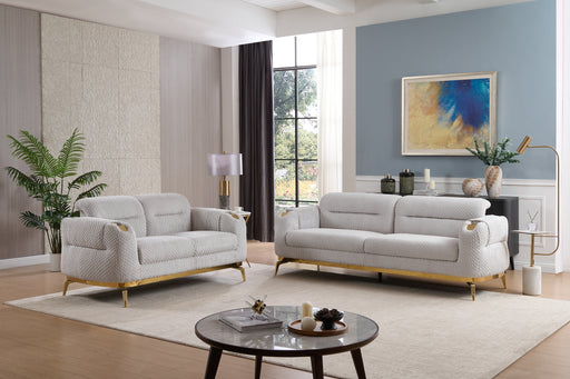 Galaxy Home Zoe Gray 2pc Living Room Set