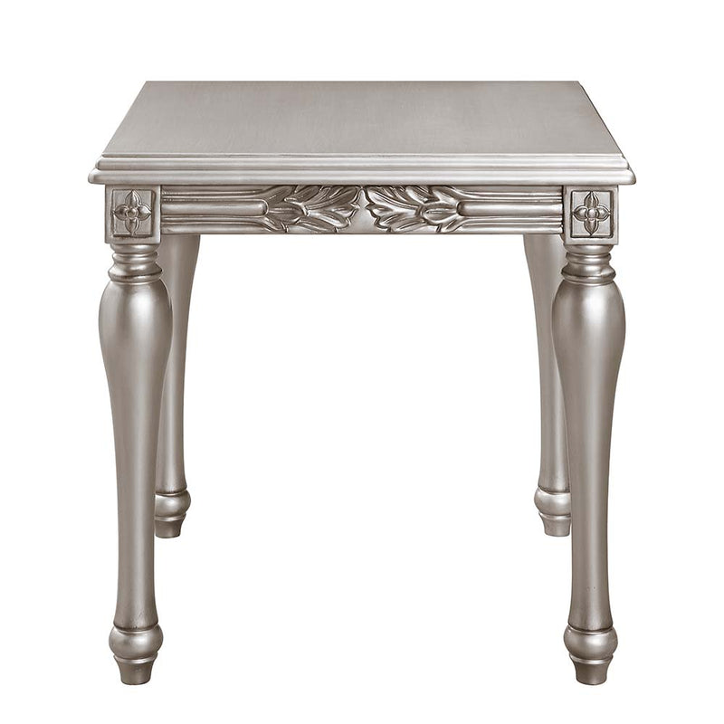 Acme Furniture Pelumi Platinum End Table