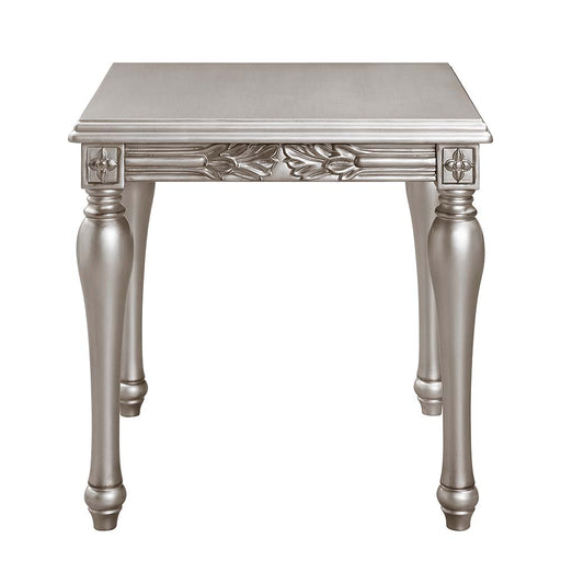 Acme Furniture Pelumi Platinum End Table