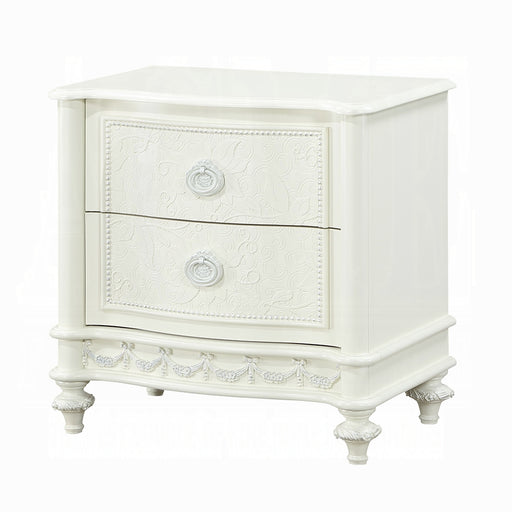 Acme Furniture Dorothy Ivory 2 Drawers Nightstand