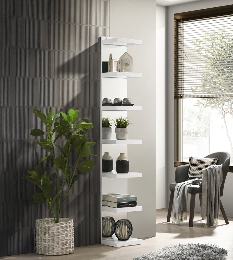 Crown Mark Luxo White Rack