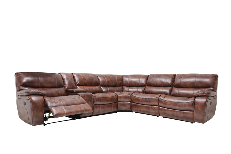 Acme Furniture Brax Two Tone Brown Power Motion Sectional