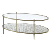 Acme Furniture Zaba Champagne 3pc Coffee Table Set