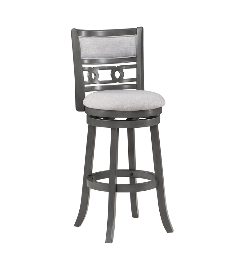 New Classic Furniture Gia Gray Swivel Counter Height Stool