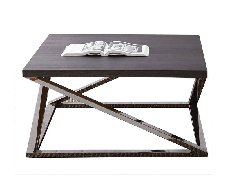 Steve Silver Aegean Black Nickel Cocktail Table