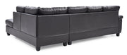 Glory Furniture Gallant Cappuccino Faux Leather Sectional
