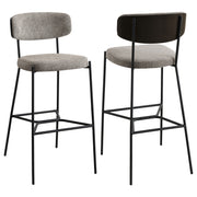 2 Coaster Furniture Elison Light Pub Height Bar Stools