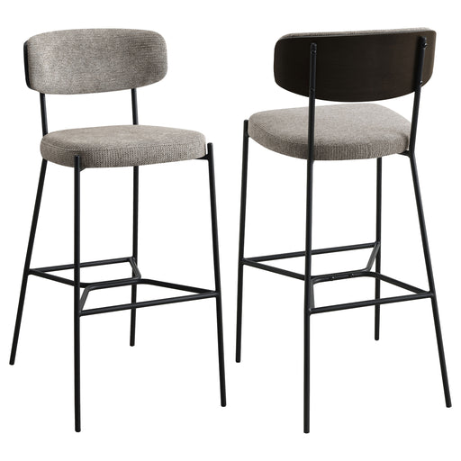 2 Coaster Furniture Elison Light Pub Height Bar Stools