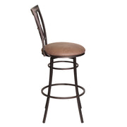 Steve Silver Sedona Dark Camel Swivel Bar Stool