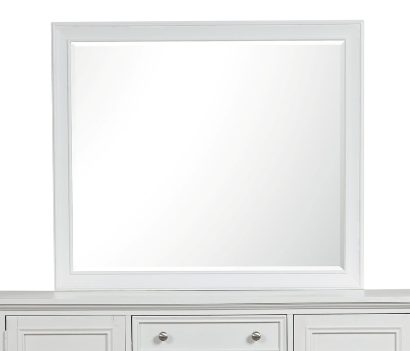 New Classic Furniture Jamestown White Landscape Mirror