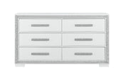 Global Furniture Andros Silver Dresser and Mirror