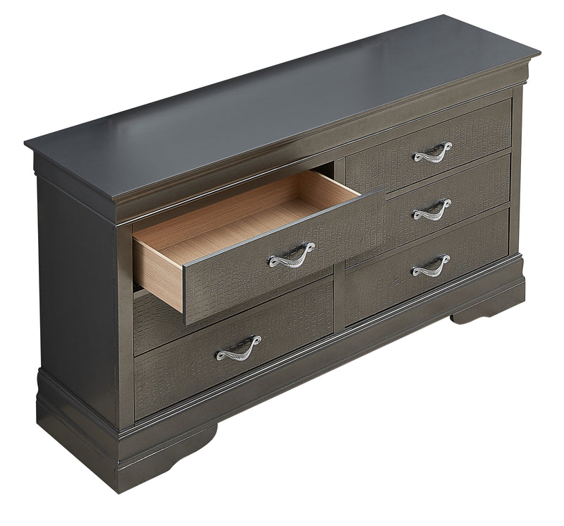 Glory Furniture Lorana Metalic Black Dresser