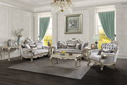 Acme Furniture Libertee Beige Chair with Pillow