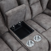 Steve Silver Bogata Majestic Mushroom Console Loveseat