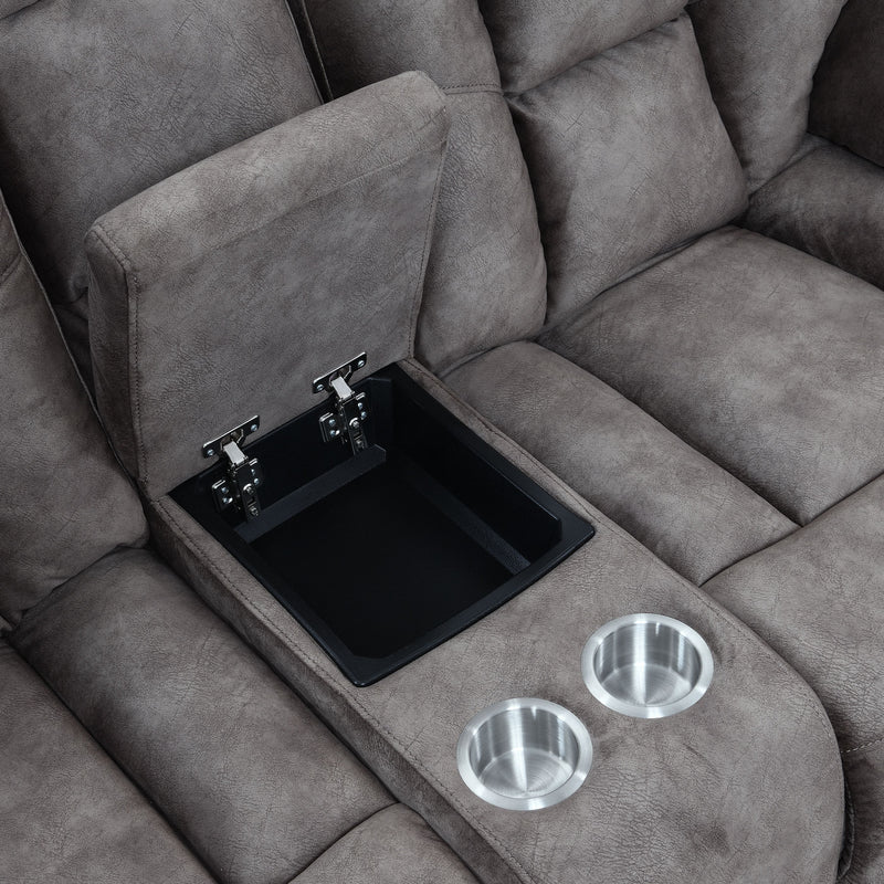 Steve Silver Bogata Majestic Mushroom Console Loveseat