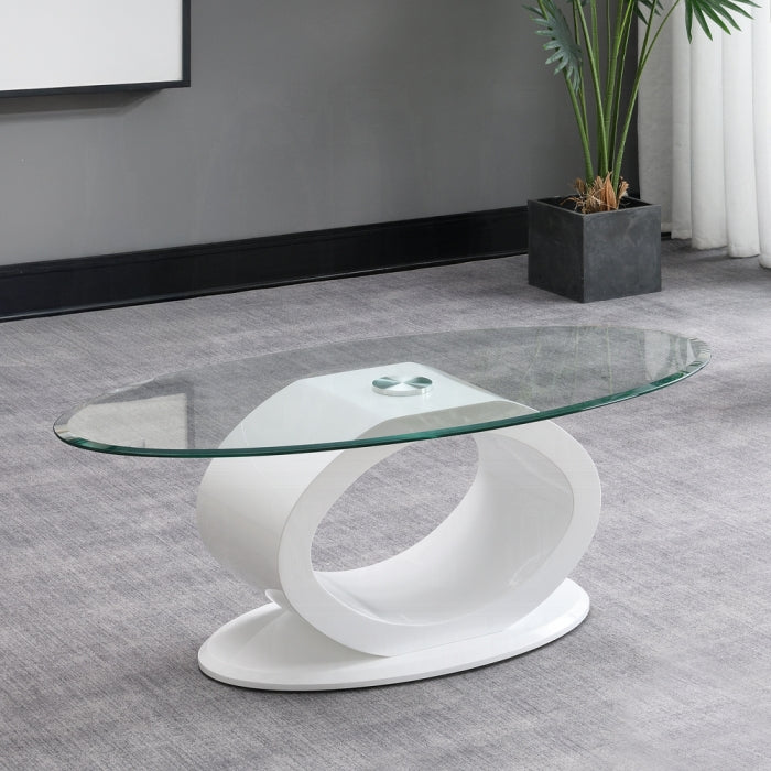 Acme Furniture Larry White High Gloss Coffee Table