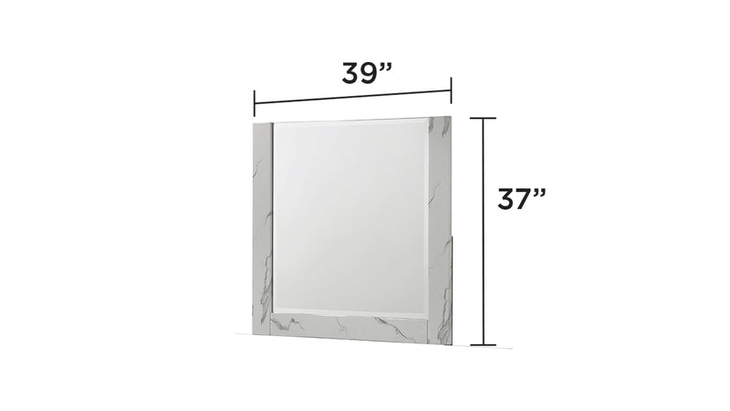 Galaxy Home Mist White Mirror