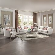Acme Furniture Kasa Beige Chair with Pillow