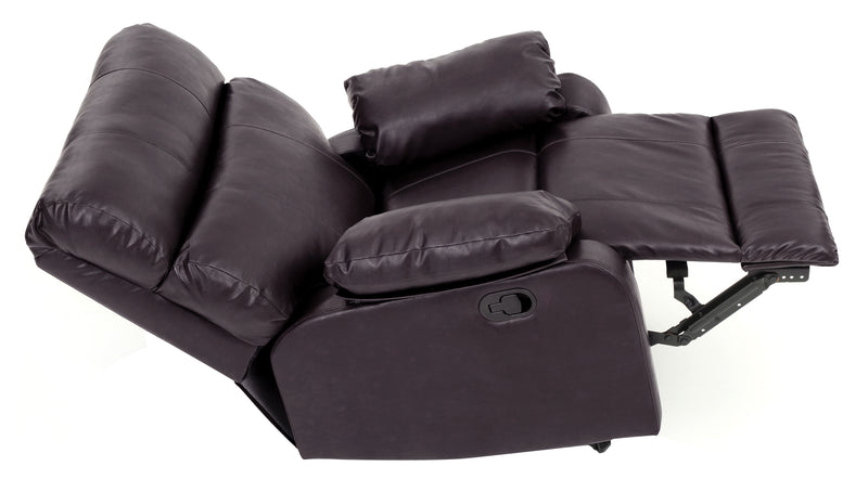 Glory Furniture Manny Black Faux Leather Rocker Recliner