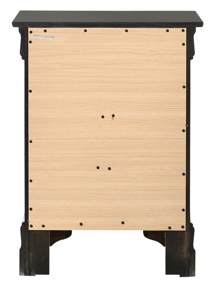 Glory Furniture Louis Phillipe Beige Drawers Nightstand