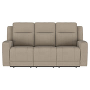 Coaster Furniture Brentwood Dark Charcoal Grey Motion Reclining Sofa