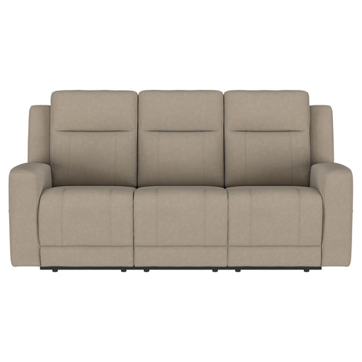Coaster Furniture Brentwood Dark Charcoal Grey Motion Reclining Sofa