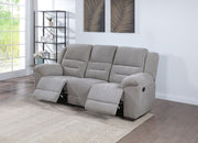 Coaster Furniture Gilson Grey Reclining Sofa