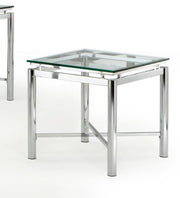 Steve Silver Nova Silver Chrome End Table