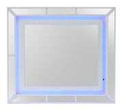 Glory Furniture Hollywood Hills Silver Champagne LED Mirror