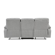 Home Elegance Jules Gray Double Reclining Sofa