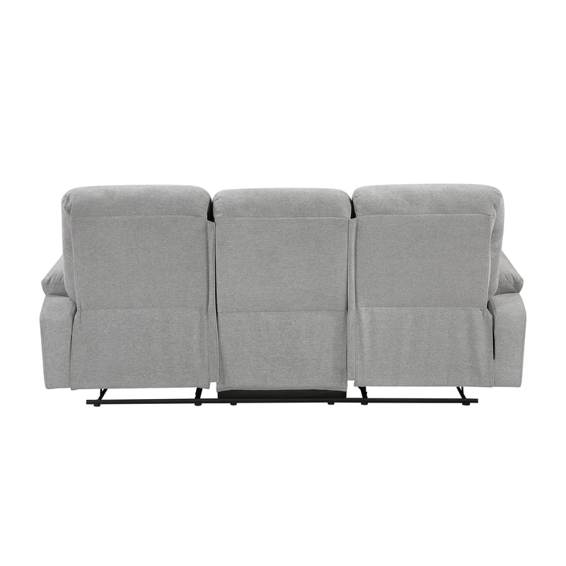 Home Elegance Jules Gray Double Reclining Sofa