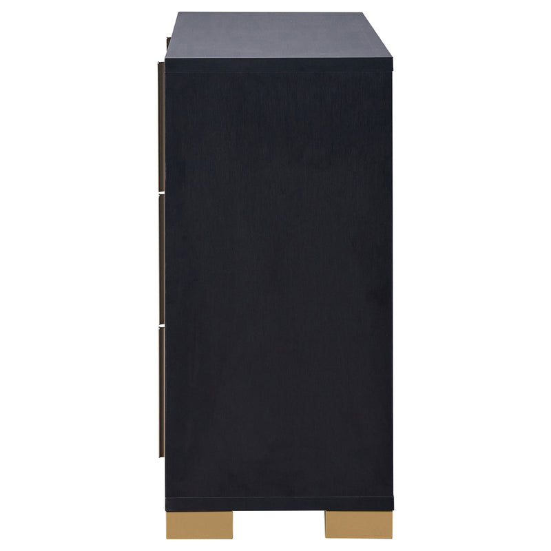 Coaster Furniture Marceline Black 6 Drawers Dresser