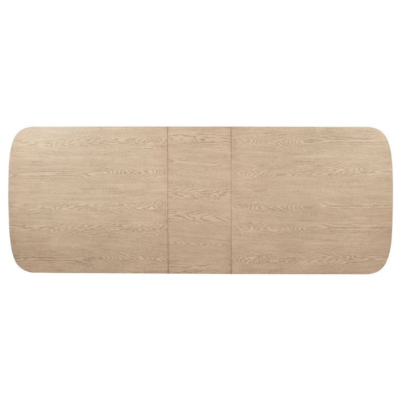 Coaster Furniture Kailani Beige Oak Rectangular Dining Table