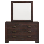 Coaster Furniture Fenbrook Kauffman Dark Cocoa Dresser and Mirror