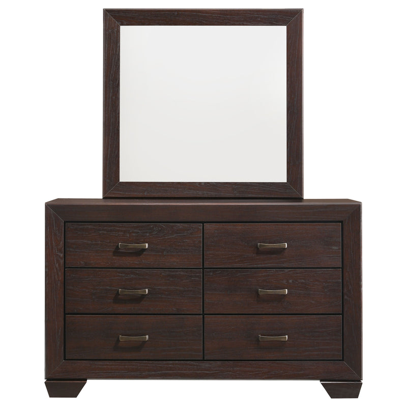 Coaster Furniture Fenbrook Kauffman Dark Cocoa Dresser and Mirror