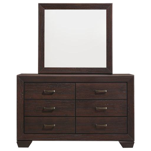 Coaster Furniture Fenbrook Kauffman Dark Cocoa Dresser and Mirror