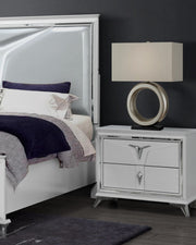Global Furniture Romo White Nightstand