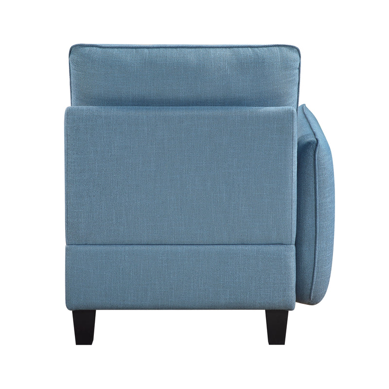 Home Elegance Garren Blue Sofa