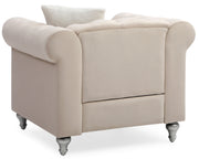 Glory Furniture Raisa Pink Velvet Chair