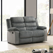 Acme Furniture Lesley Gray Motion Loveseat