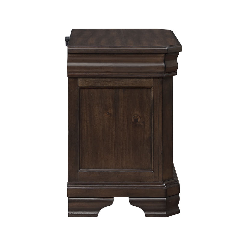 New Classic Furniture Lyndhurst Walnut Brown Nightstand