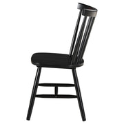 2 Coaster Furniture Hollyoak Black Dining Side Chairs
