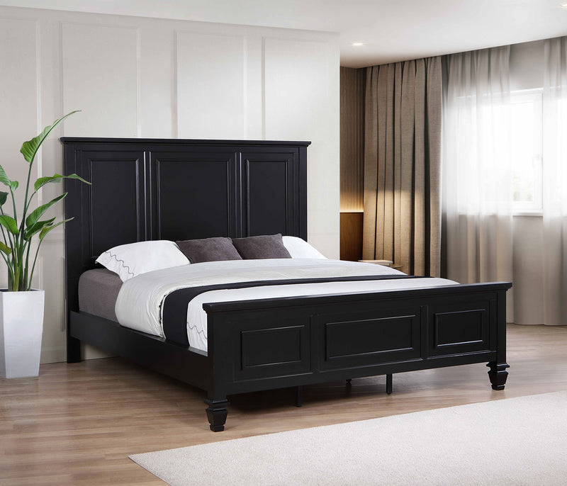 Coaster Furniture Sandy Beach Black Cal King Panel Bed