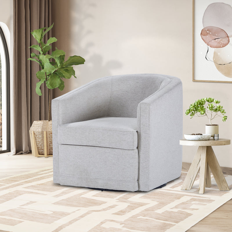 New Classic Furniture Poppy Blue Swivel Chair