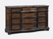 Crown Mark Stanley Coffee Brown Dresser