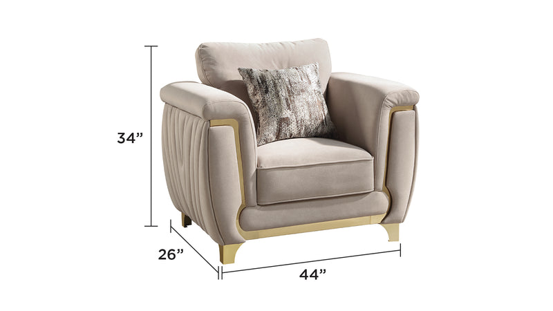 Galaxy Home Leena Beige Chair