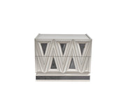 Galaxy Home Lavita River Sand Gray Nightstand