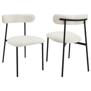 2 Coaster Furniture Anzio White Anzio Dining Side Chairs