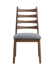 2 Acme Furniture Mayah Dark Gray Walnut Side Chairs